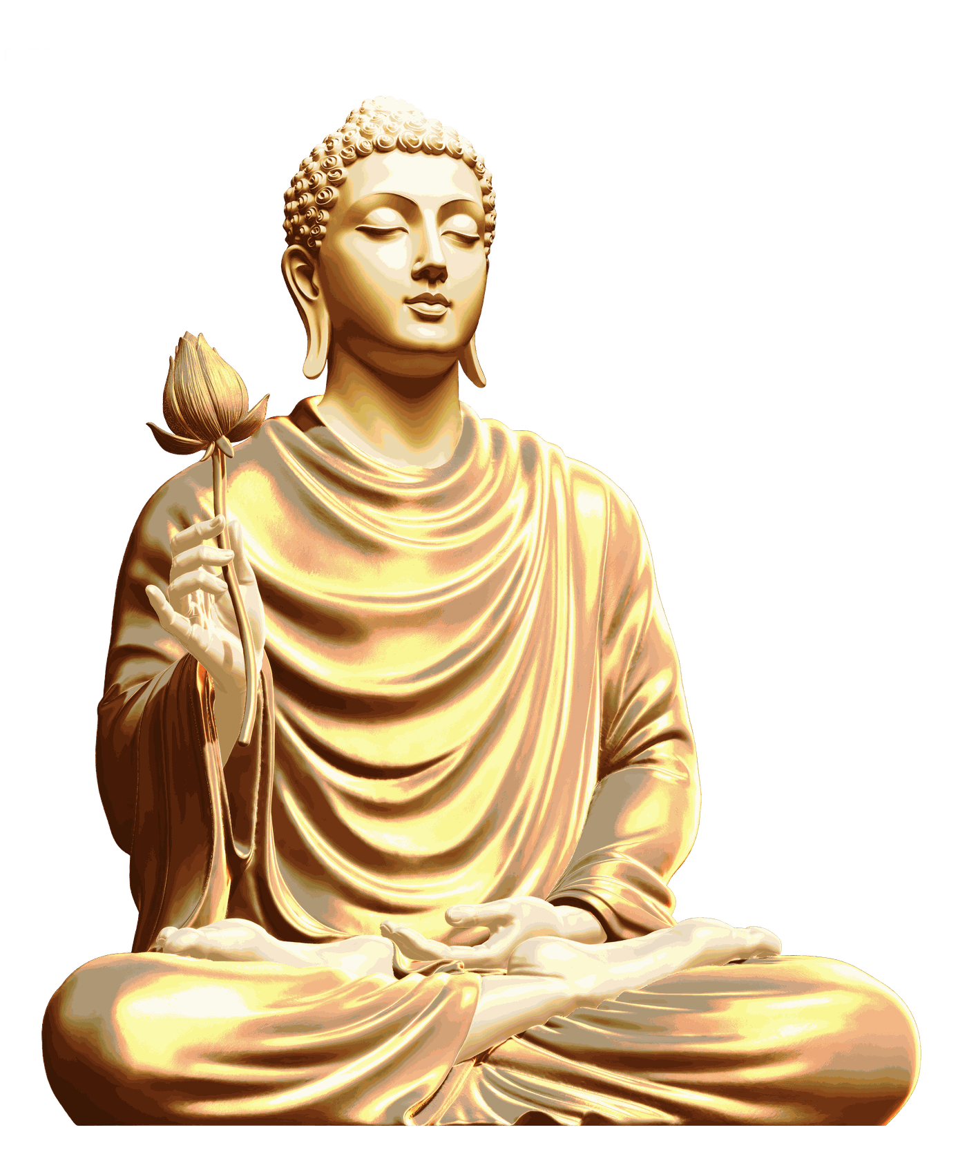 Buddha-Statue Gold